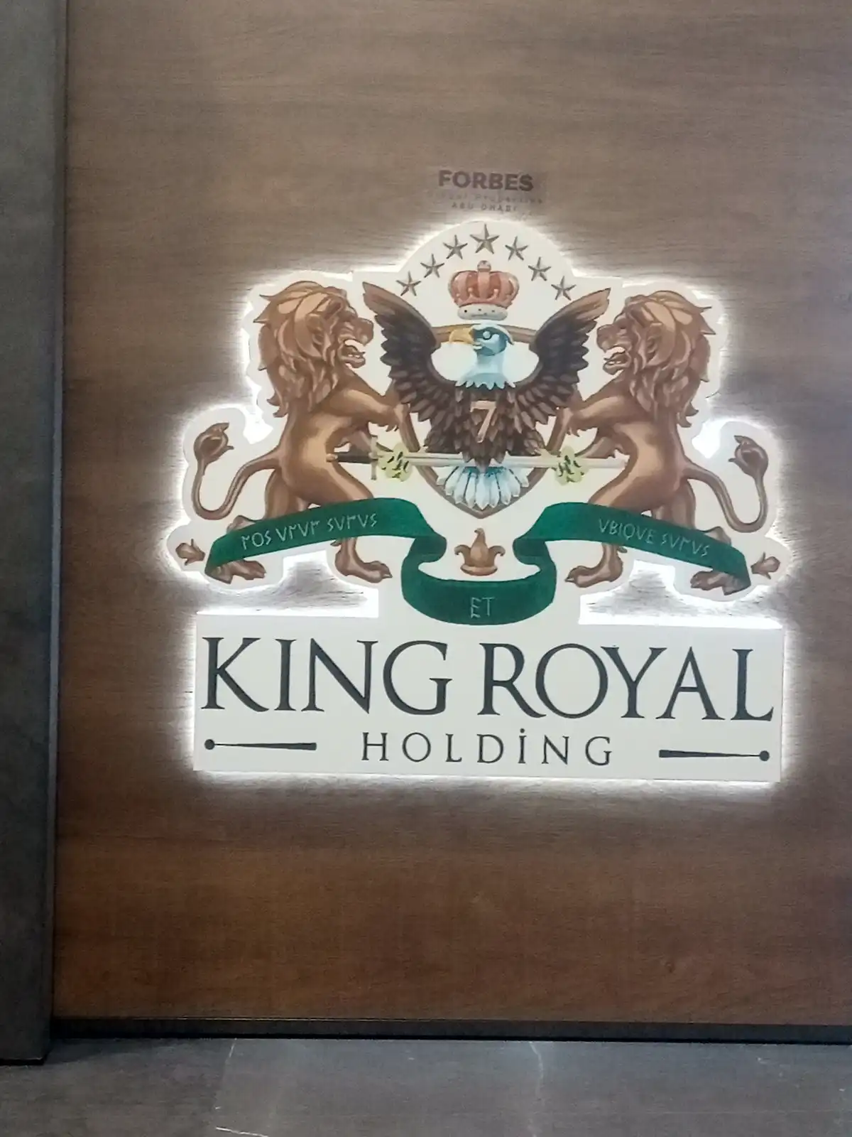 KING ROYAL HOLDING – Indoor Signage Abu Dhabi
